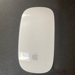 Wireless white Apple magic mouse